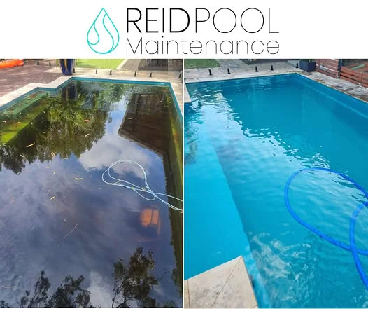 Pool recovery before and after